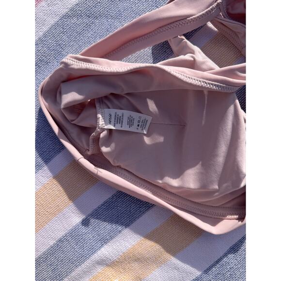 NWOT, Aerie, Bikini Top, Scoop Neck, Swim Top Blush Pink Sz XL - Picture 2 of 6
